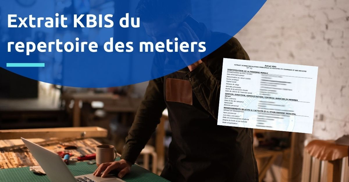 Demande d'extrait KBIS répertoire des métiers / chambre des métie Demande d'extrait KBIS répertoire des métiers / chambre des métie